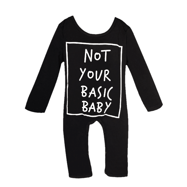 Black Onesie with Long Sleeves for Winter