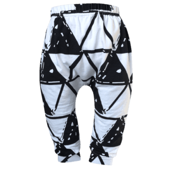 White & Black Baby and Toddler Pants