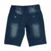 Blue denim shorts for kids (back view)