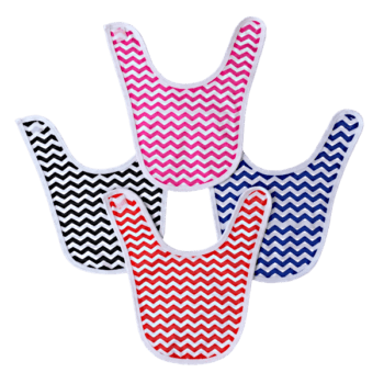 Baby bibs in a range of colours