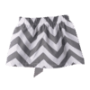 Grey and White Chevron Baby Skirt - back view